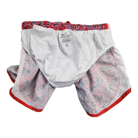Nike Girls Activewear Shorts Multi Elastic Waist Dri-Fit Pull On Athletic Large - Picture 11 of 12